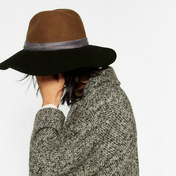 Zara Accessories - Zara floppy Hat Brown,Grey&Black